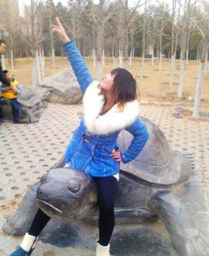 妹子终于如愿以偿了