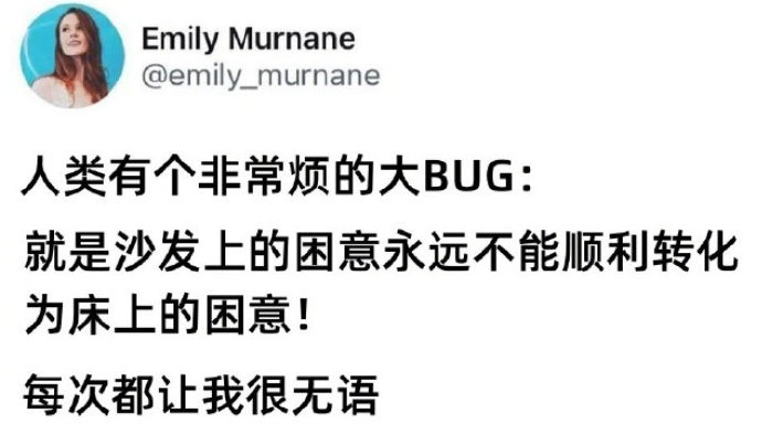 人类的一个贼烦人的大bug！