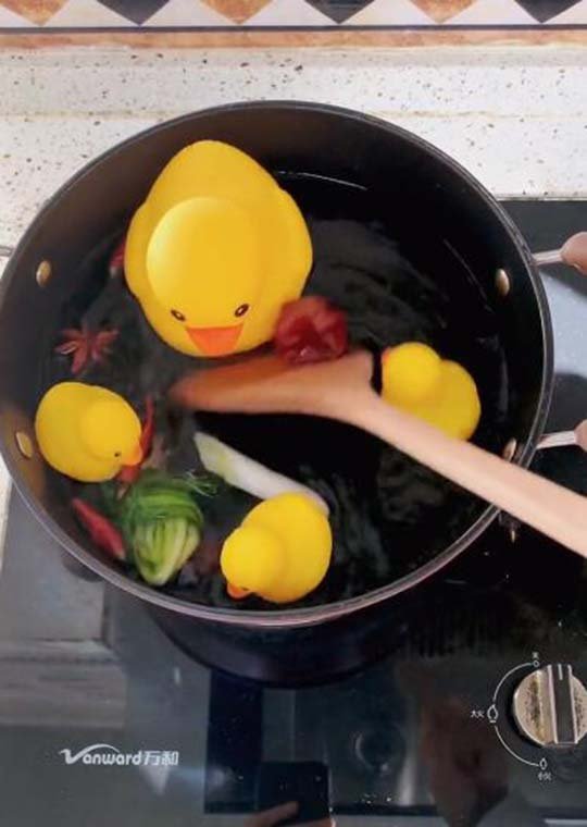 鸭保熟不?