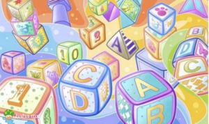 看图,打一儿童玩具