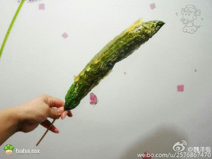 做了个 “苦瓜糖葫芦”，刚才吃了一口，现在满脑子人生哲学…