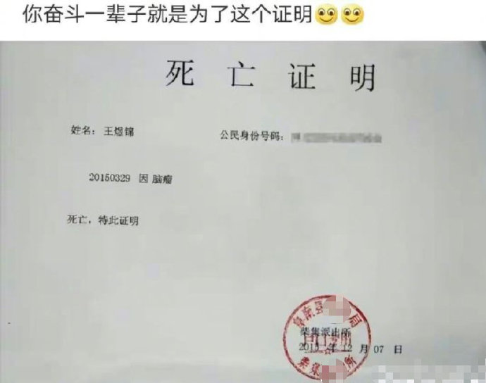 你奋斗了一辈子就是为了证明吗?