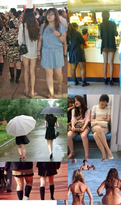 女屌丝和女神大对比