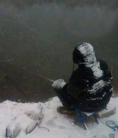 这天气还能钓鱼？