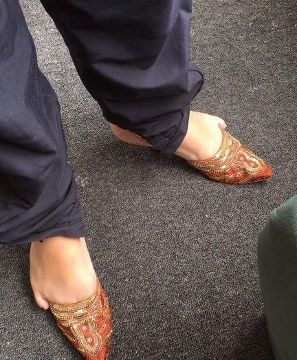 好好的一双鞋,被你传出猪蹄的感觉!