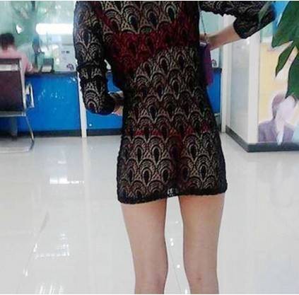 好奔放的妹子