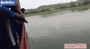 这个湖不大适合游泳