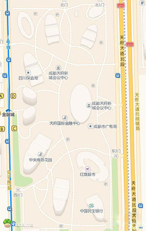 成都金融城就是一堆马桶盖马桶圈