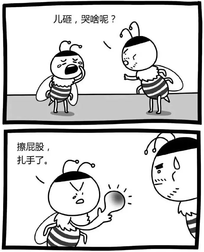 小蜜蜂檫屁股